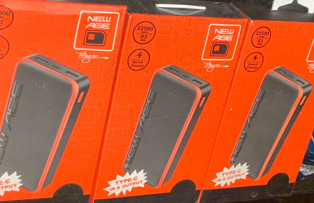 New Age Power Bank (22,500mAh, Quick Charge)