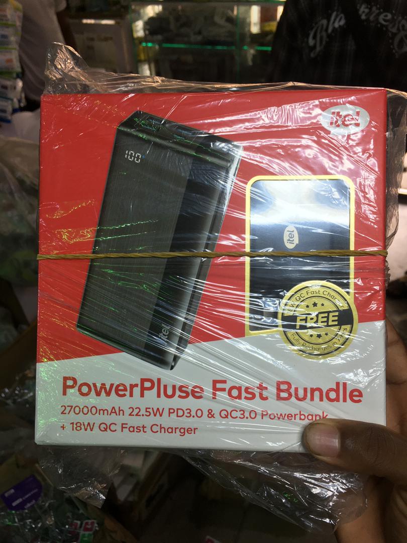 Itel PowerPulse Fast Bundle (27,000mAh, 22.5W) + 18W Charger