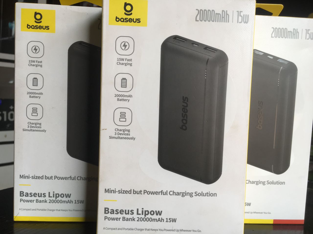Baseus Lipow Power Bank (20,000mAh, 15W)